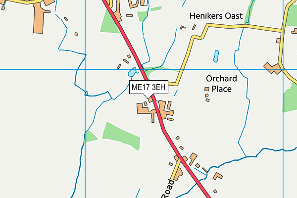 ME17 3EH map - OS VectorMap District (Ordnance Survey)