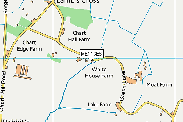 ME17 3ES map - OS VectorMap District (Ordnance Survey)