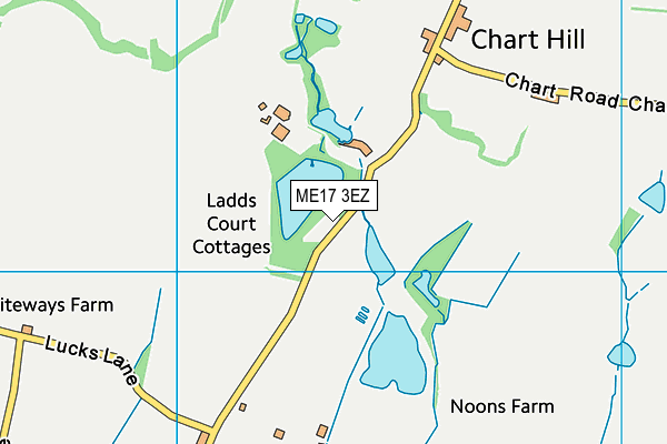 ME17 3EZ map - OS VectorMap District (Ordnance Survey)