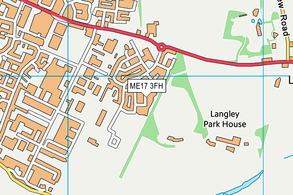 ME17 3FH map - OS VectorMap District (Ordnance Survey)