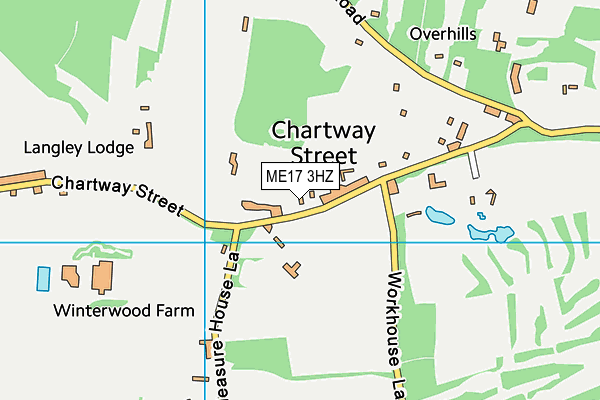 ME17 3HZ map - OS VectorMap District (Ordnance Survey)