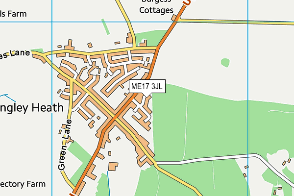 ME17 3JL map - OS VectorMap District (Ordnance Survey)