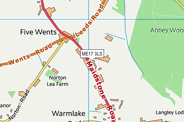 Map of NICOLA NORRIS LIMITED at district scale