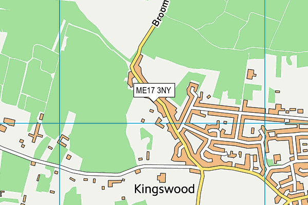 Map of KINGSWOOD RESIDENTIAL LIMITED at district scale