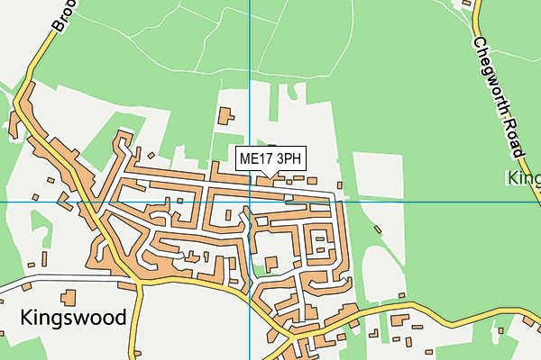ME17 3PH map - OS VectorMap District (Ordnance Survey)