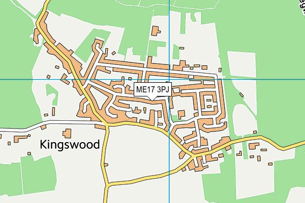 ME17 3PJ map - OS VectorMap District (Ordnance Survey)