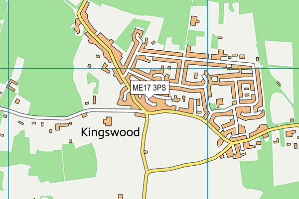 ME17 3PS map - OS VectorMap District (Ordnance Survey)