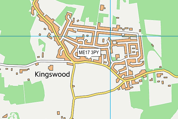 ME17 3PY map - OS VectorMap District (Ordnance Survey)