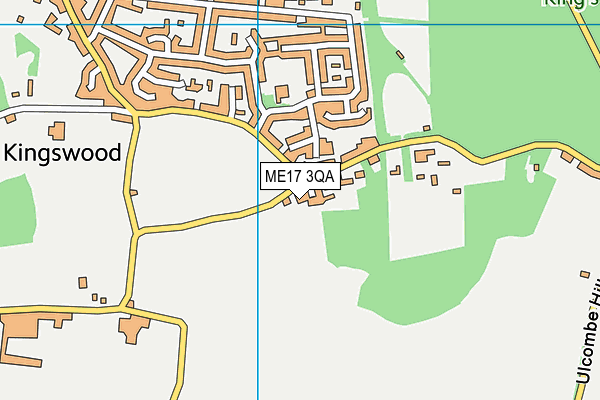 ME17 3QA map - OS VectorMap District (Ordnance Survey)