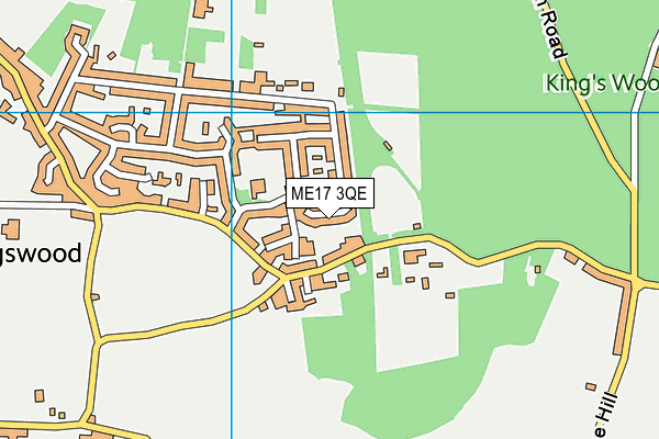 ME17 3QE map - OS VectorMap District (Ordnance Survey)