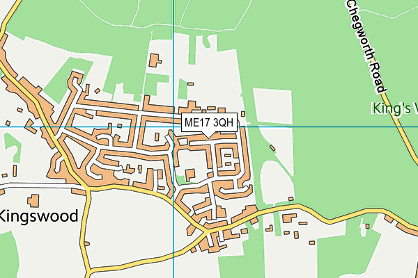 ME17 3QH map - OS VectorMap District (Ordnance Survey)