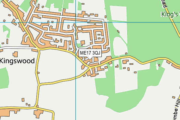 ME17 3QJ map - OS VectorMap District (Ordnance Survey)