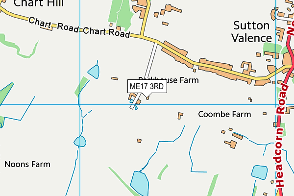 ME17 3RD map - OS VectorMap District (Ordnance Survey)