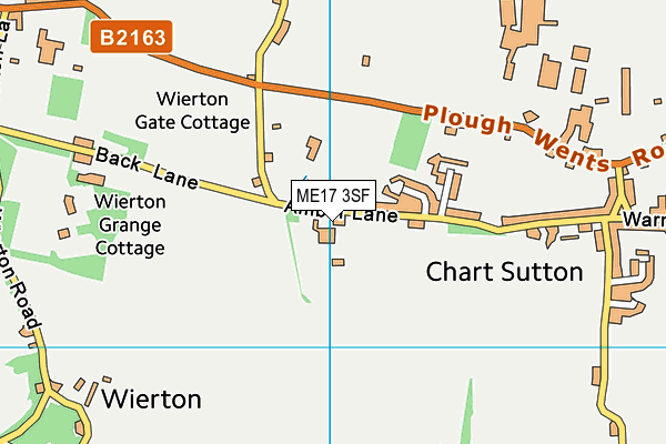 ME17 3SF map - OS VectorMap District (Ordnance Survey)