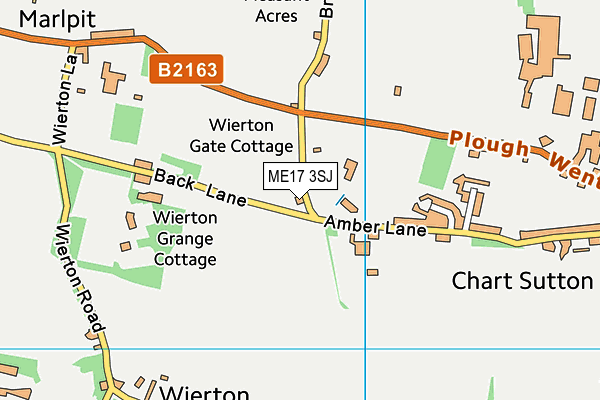 ME17 3SJ map - OS VectorMap District (Ordnance Survey)