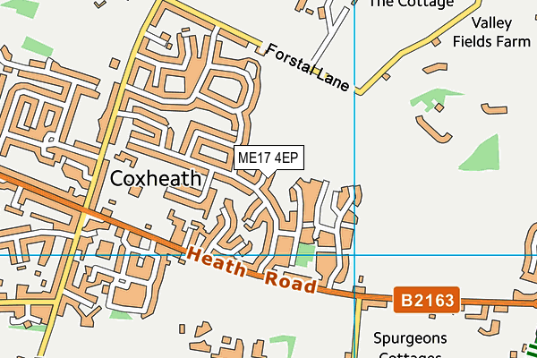 ME17 4EP map - OS VectorMap District (Ordnance Survey)