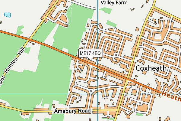 ME17 4EQ map - OS VectorMap District (Ordnance Survey)