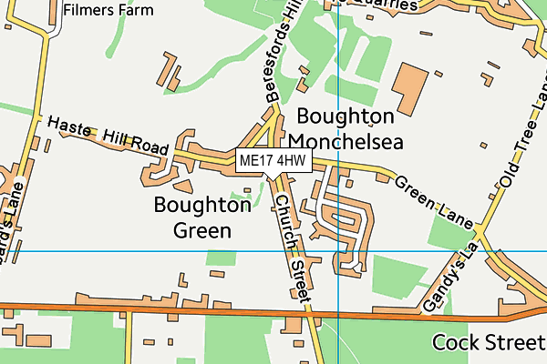 Map of THE STORE BOUGHTON LTD at district scale