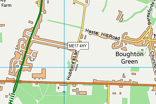 ME17 4HY map - OS VectorMap District (Ordnance Survey)