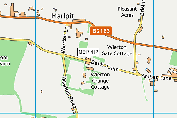 ME17 4JP map - OS VectorMap District (Ordnance Survey)