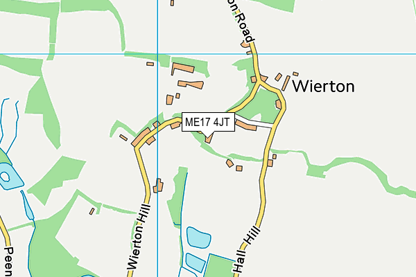 ME17 4JT map - OS VectorMap District (Ordnance Survey)