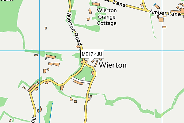 ME17 4JU map - OS VectorMap District (Ordnance Survey)