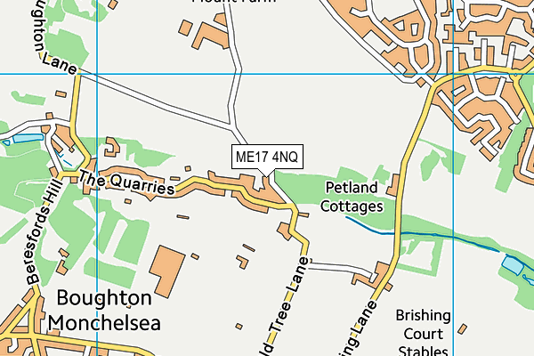 ME17 4NQ map - OS VectorMap District (Ordnance Survey)