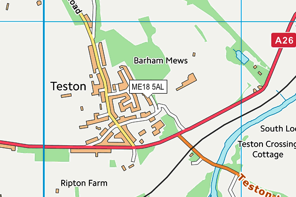 ME18 5AL map - OS VectorMap District (Ordnance Survey)