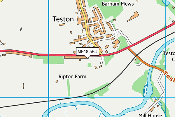 ME18 5BU map - OS VectorMap District (Ordnance Survey)