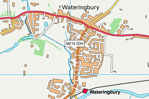 ME18 5DH map - OS VectorMap District (Ordnance Survey)