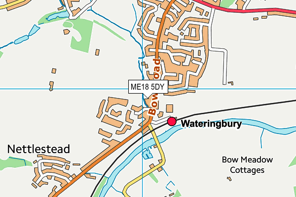 ME18 5DY map - OS VectorMap District (Ordnance Survey)