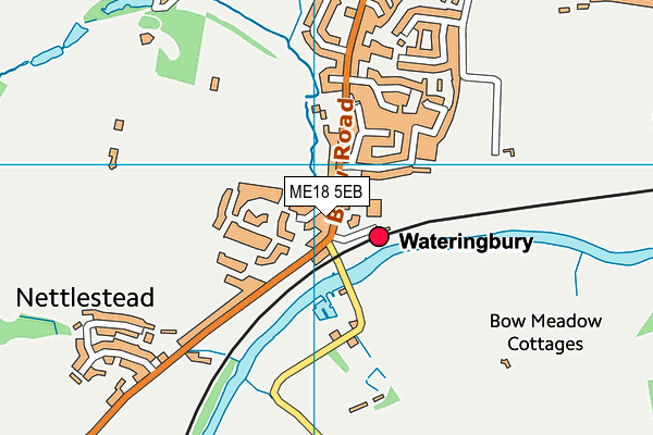 ME18 5EB map - OS VectorMap District (Ordnance Survey)