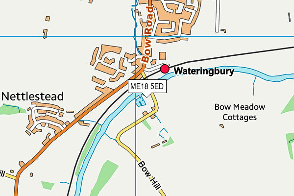 ME18 5ED map - OS VectorMap District (Ordnance Survey)