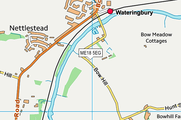 ME18 5EG map - OS VectorMap District (Ordnance Survey)