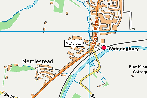 ME18 5EJ map - OS VectorMap District (Ordnance Survey)