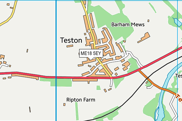 ME18 5EY map - OS VectorMap District (Ordnance Survey)