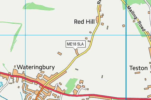 ME18 5LA map - OS VectorMap District (Ordnance Survey)