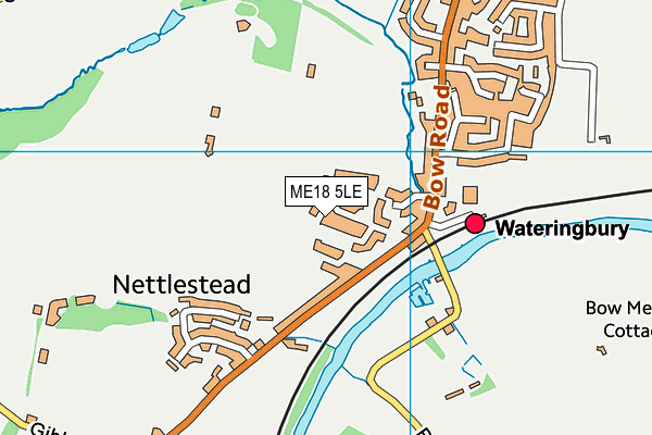 ME18 5LE map - OS VectorMap District (Ordnance Survey)