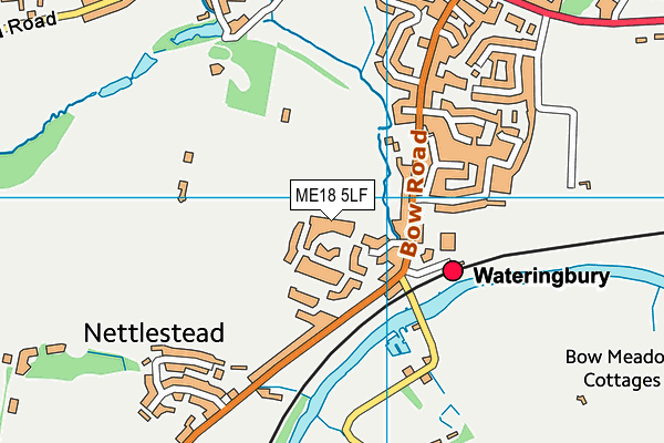 ME18 5LF map - OS VectorMap District (Ordnance Survey)