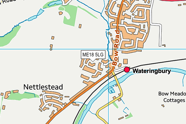 ME18 5LG map - OS VectorMap District (Ordnance Survey)