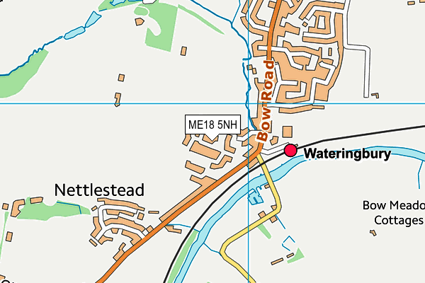 ME18 5NH map - OS VectorMap District (Ordnance Survey)