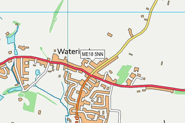 ME18 5NN map - OS VectorMap District (Ordnance Survey)