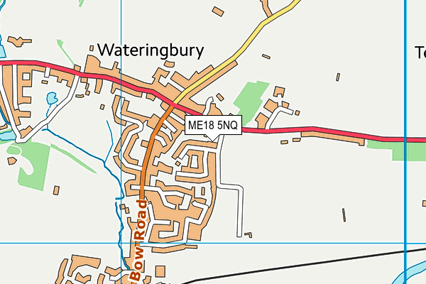 ME18 5NQ map - OS VectorMap District (Ordnance Survey)