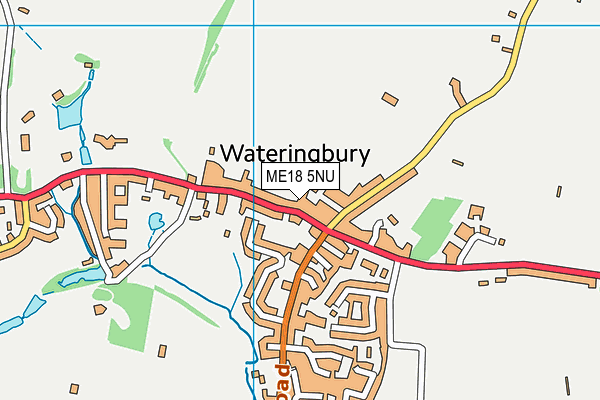 ME18 5NU map - OS VectorMap District (Ordnance Survey)