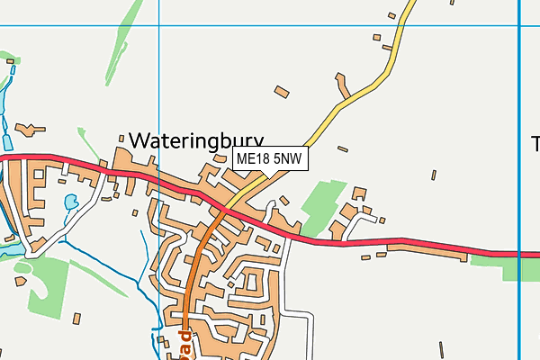 ME18 5NW map - OS VectorMap District (Ordnance Survey)