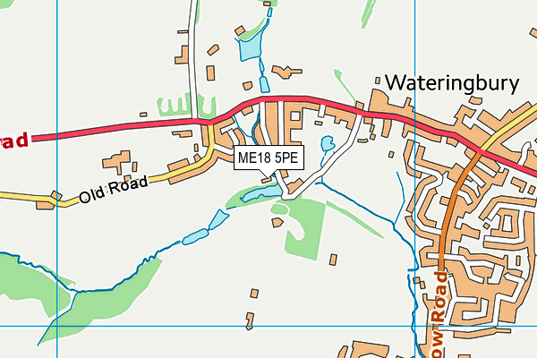 ME18 5PE map - OS VectorMap District (Ordnance Survey)