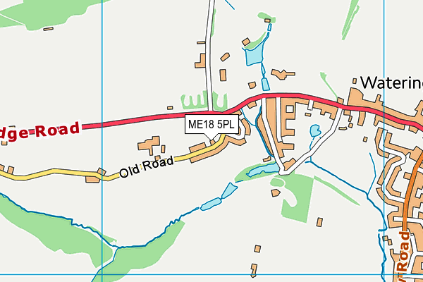 ME18 5PL map - OS VectorMap District (Ordnance Survey)