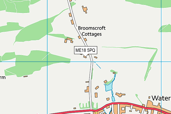 ME18 5PQ map - OS VectorMap District (Ordnance Survey)