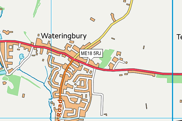ME18 5RJ map - OS VectorMap District (Ordnance Survey)