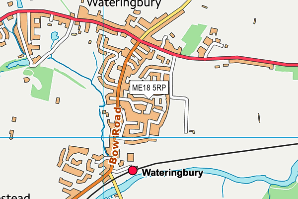 ME18 5RP map - OS VectorMap District (Ordnance Survey)